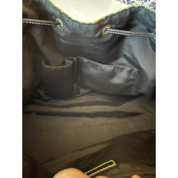 Kate Spade | Vintage Bucket Drawstring Bag Green Dot - Picture 7 of 10